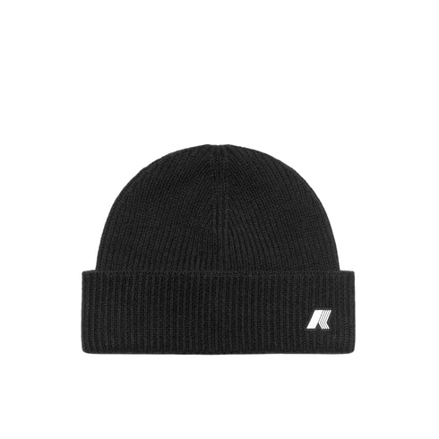 Cappello Unisex Brice, in pura lana a costa inglese, con logo applicato